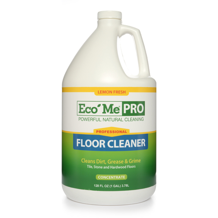 ECO ME Floor Cleaner Concentrate, Lemon Fresh 1 gallon, PK4 ECJS-FCCLGL-04